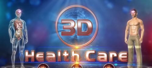 3d health care show title logo image godlywood studio healthy lifestyle show